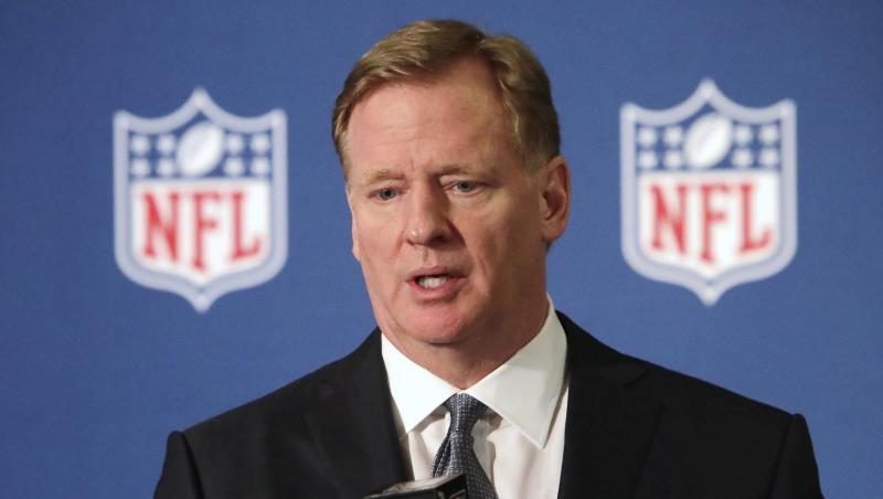 Ohne schwarze Spieler gebe es die NFL nicht, sagt Roger Goodell. Ohne schwarze Spieler gebe es die NFL nicht, sagt Roger Goodell.
