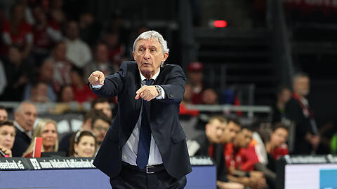Ein letztes Mal K&ouml;nigsklasse, ausgerechnet in Barcelona: Bayern-Basketball-Trainer Svetislav Pesic.