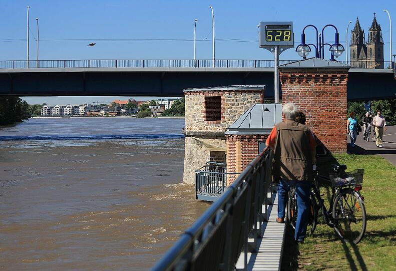 Hochwasser in Magdeburg: Aktuelle Bilder von der Flut