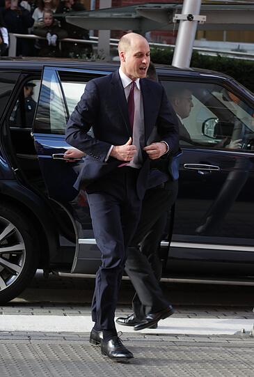 Prinz William zeigte sich am gestrigen Donnerstag mit ultrakurzen Haaren.