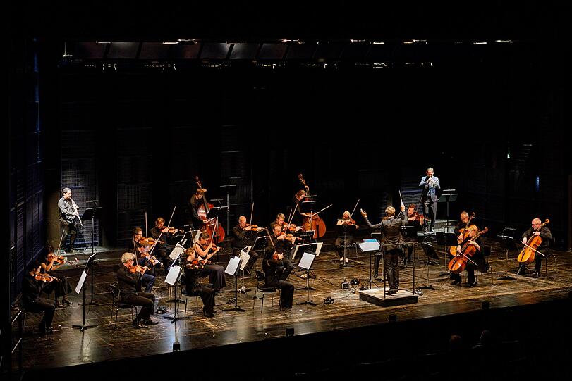 Das Münchener Kammerorchester im Carl-Orff-Saal.