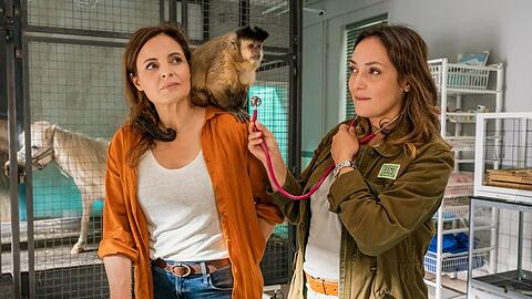 "Tierärztin Dr. Mertens: Keine andere Wahl": Das Tierärztinnen-Duo Dr. Susanne Mertens (Elisabeth Lanz, l.) und ihre Chefin Dr. Elif Şahin (Neshe Demir).