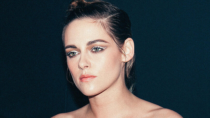 Auch Schauspielerin Kristen Stewart hat weißen Eyeliner bereits für sich entdeckt.