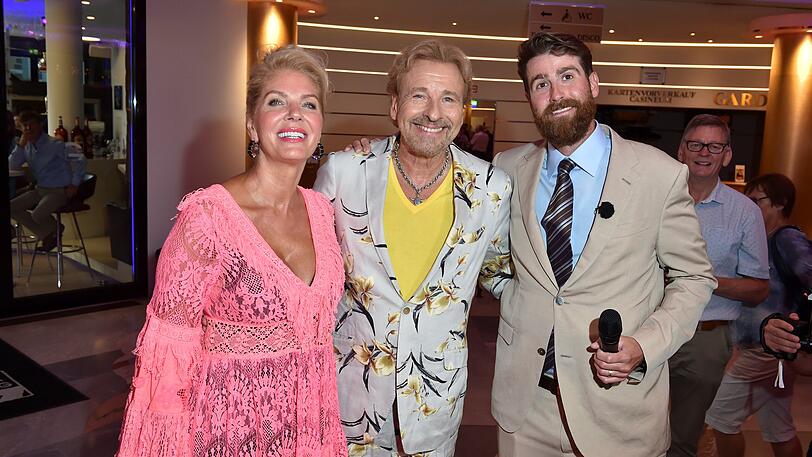 Thomas Gottschalk und Karina Mross und Roman Gottschalk (Sohn von Thomas)