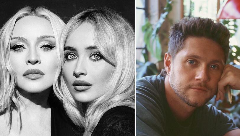 Madonna, Sabrina Carpenter und Niall Horan füllen die Sommer-Playlist 2026. Madonna, Sabrina Carpenter und Niall Horan füllen die Sommer-Playlist 2026.