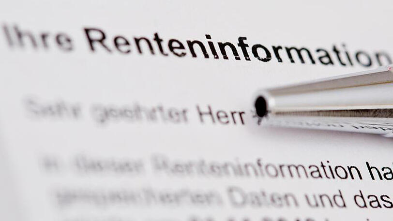 Renteninformation der Deutschen Rentenversicherung.