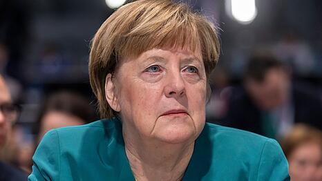Angela Merkel Anfang des Jahres in Stuttgart.