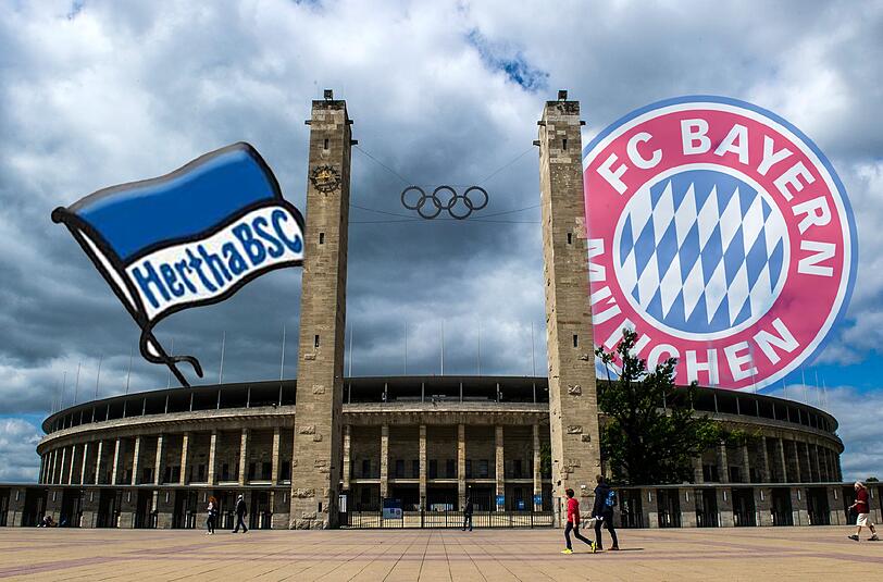 Am Samstag kommt es im Berliner Olympiastadion zum Duell von Hertha BSC Berlin und dem FC Bayern München.