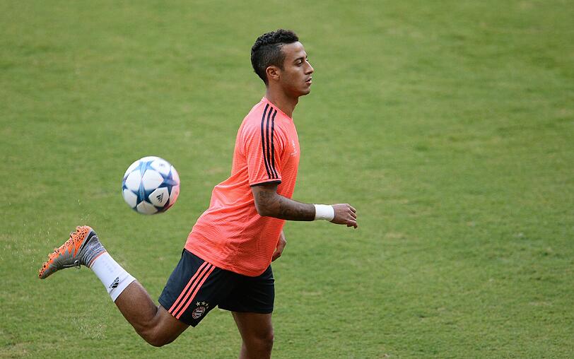 Olympiakos Piräus gegen FC Bayern München: Die Bilder vom Abschlusstraining der Bayern!