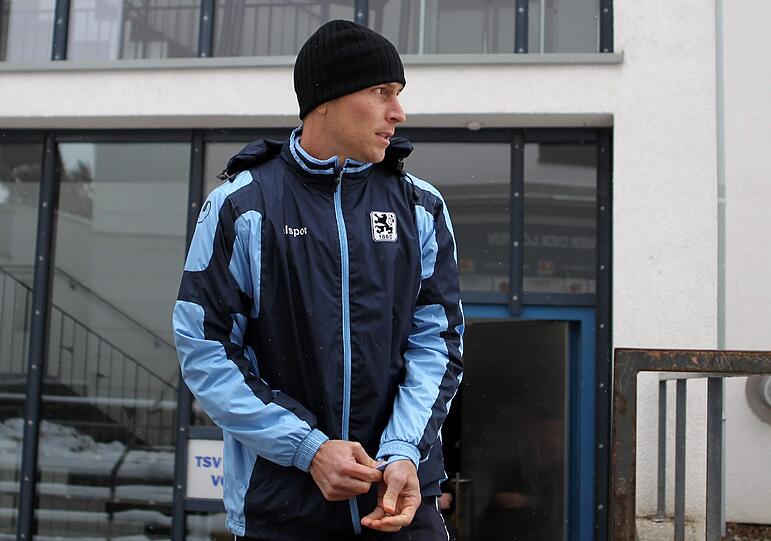 Neuzugang Rob Friend beim Training der Löwen.