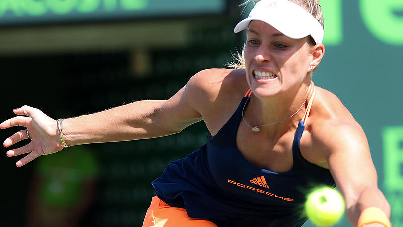 Angelique Kerber in Aktion.