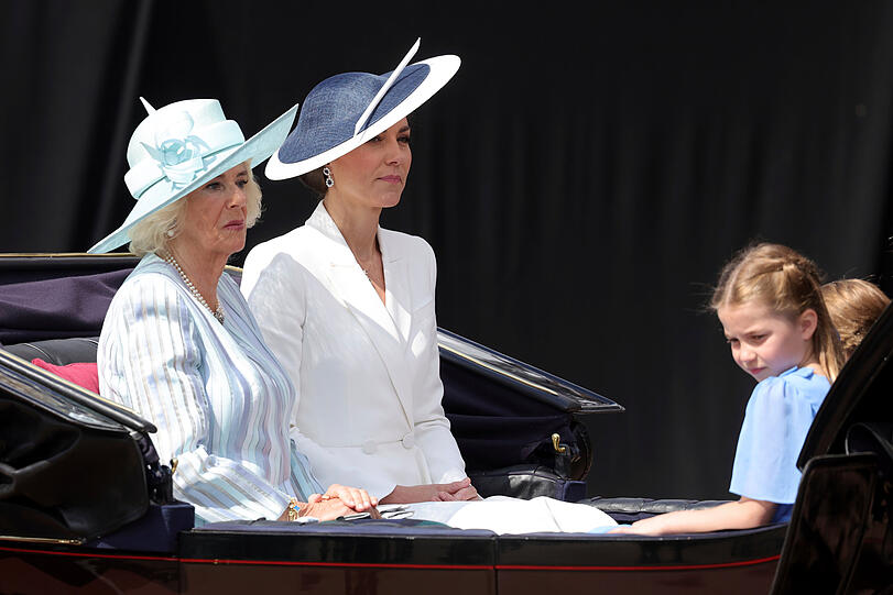 Herzogin Camilla, Herzogin Kate und Prinzessin Charlotte