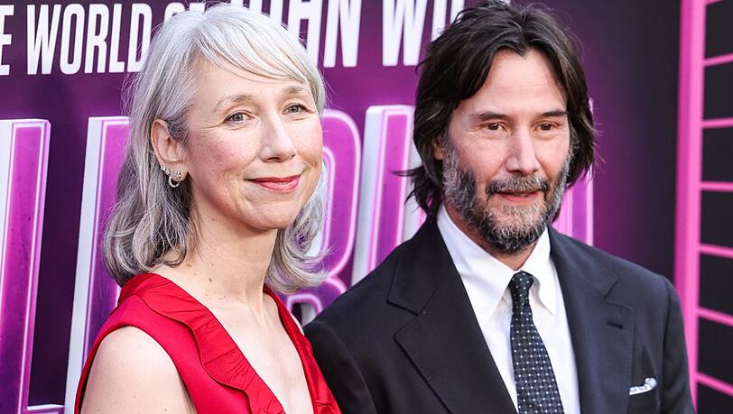 Alexandra Grant und Keanu Reeves bei der US-Premiere des "John Wick"-Spin-offs "Ballerina".