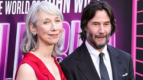 Alexandra Grant und Keanu Reeves bei der US-Premiere des "John Wick"-Spin-offs "Ballerina".