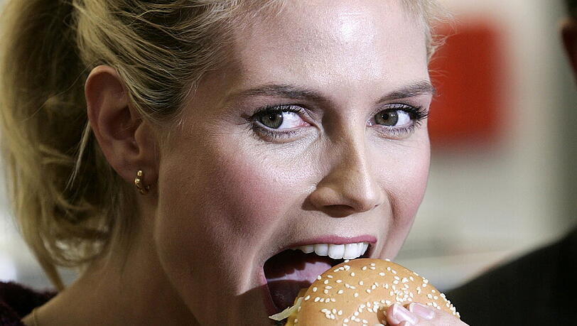 Topmodel Heidi Klum ist sich nicht zu schade, für eine Fast-Food-Kette zu werben Topmodel Heidi Klum ist sich nicht zu schade, für eine Fast-Food-Kette zu werben
