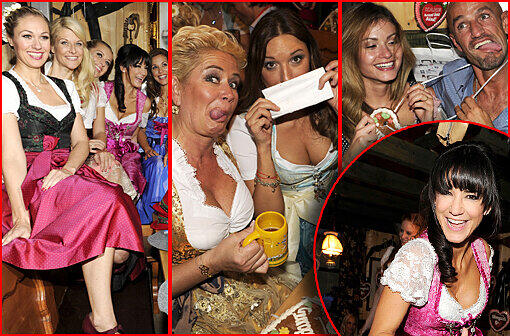 Kare und Dresscoded: Promis feiern in in der Hochreiter`s Haxenbraterei auf der Wiesn 2013. Wer alle dabei war...