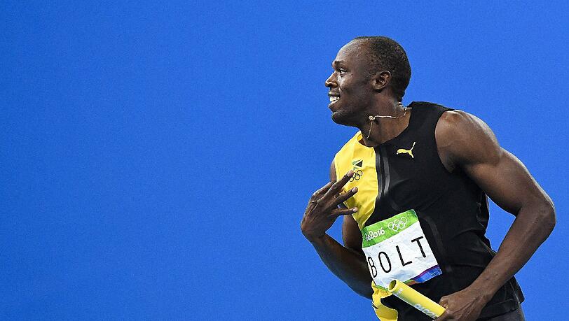 Usain Bolt gewann seine neunte Goldmedaille. Usain Bolt gewann seine neunte Goldmedaille.