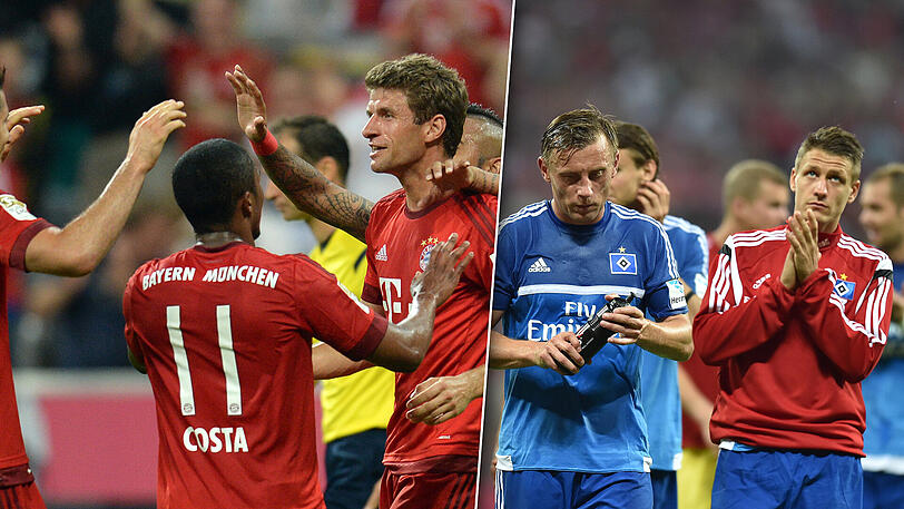 Jubelnde Münchner, bediente Hamburger - ein Bild, welches in letzter Zeit zwischen den Bayern und dem HSV der Normalfall war.