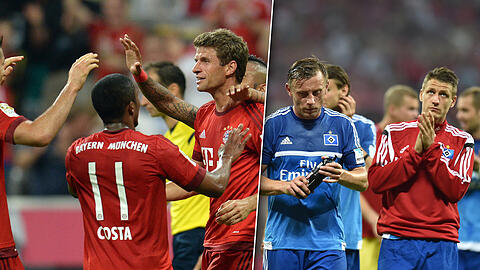 Jubelnde Münchner, bediente Hamburger - ein Bild, welches in letzter Zeit zwischen den Bayern und dem HSV der Normalfall war.