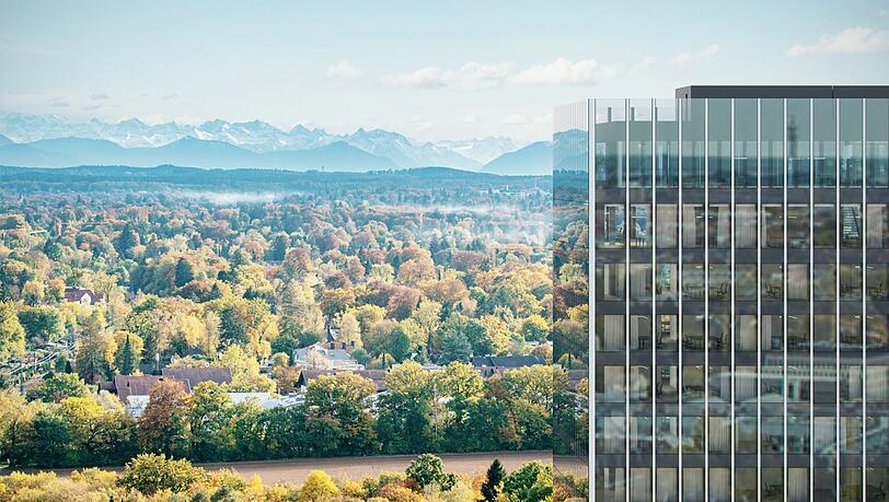 Das alte Siemens-Hochhaus in Obersendling wird nun zum modernen Büroturm umgebaut. Das alte Siemens-Hochhaus in Obersendling wird nun zum modernen Büroturm umgebaut.