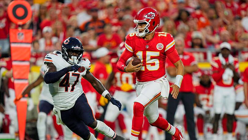 Super-Star der Kansas City Chiefs: Patrick Mahomes. Super-Star der Kansas City Chiefs: Patrick Mahomes.