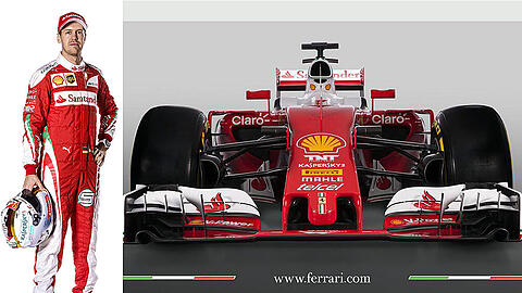 "Er sieht toll aus", meinte Vierfach-Weltmeister Vettel mit strahlenden Augen.