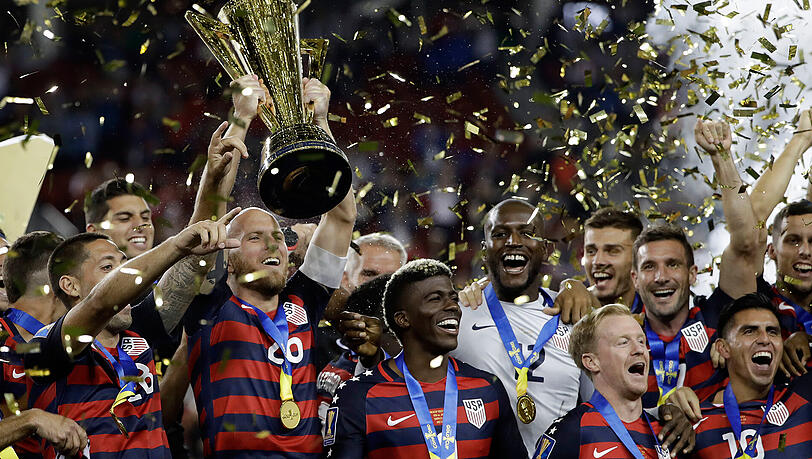 Die USA gewinnen zum sechsten Mal den Gold Cup. Die USA gewinnen zum sechsten Mal den Gold Cup.