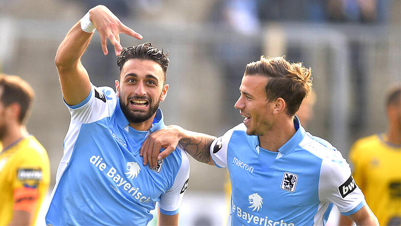 Beim TSV 1860 vor dem Absprung: Efkan Bekiroglu (li.) und Nico Karger.