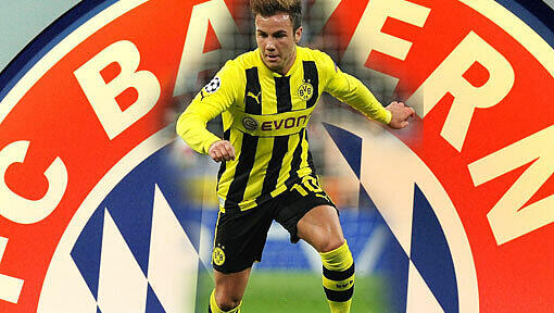 Trägt er bald das Logo des FC Bayern auf dem Trikot: Mario Götze? Trägt er bald das Logo des FC Bayern auf dem Trikot: Mario Götze?
