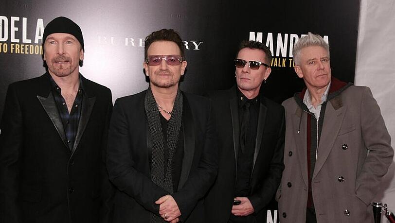 U2 bei einem Screening von "Mandela: Long Walk to Freedom" in New York U2 bei einem Screening von "Mandela: Long Walk to Freedom" in New York