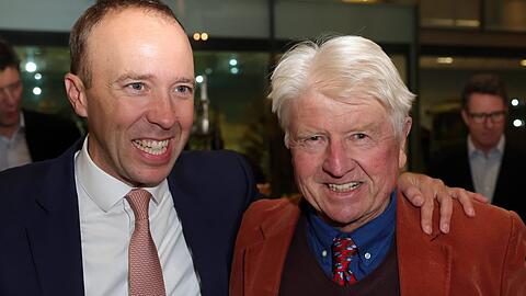 Zwei Politiker mit Dschungelerfahrung: Matt Hancock (l.) und Stanley Johnson.