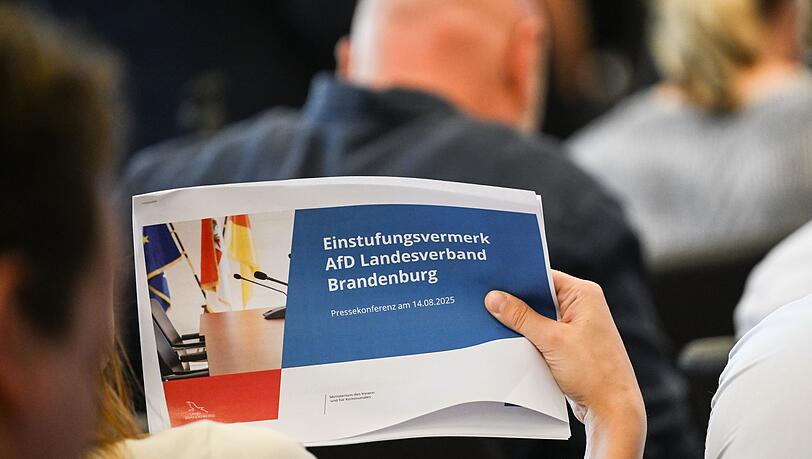 Das Gutachten zur Einstufung der AfD Brandenburg als gesichert rechtsextremistisch wurde am Donnerstag offengelegt.