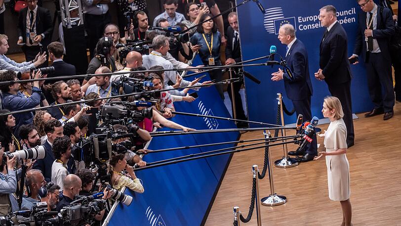 Gibt als EU-Außenbeauftragte oft öffentliche Statements: Kaja Kallas. Gibt als EU-Außenbeauftragte oft öffentliche Statements: Kaja Kallas.