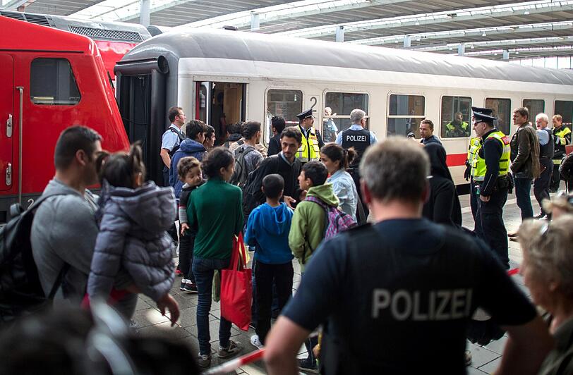 Münchner Hauptbahnhof: Die Bilder vom Freitag.