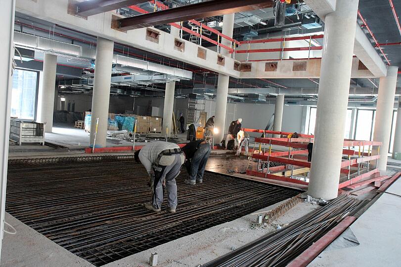 Weitere Bilder von der Baustelle.