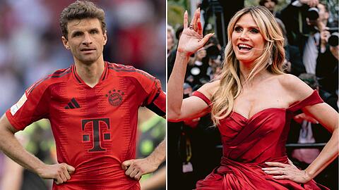 Thomas Müller hat einen besonderen Fan glücklich gemacht. Aber warum landete das Foto auf dem Handy von Heidi Klum?