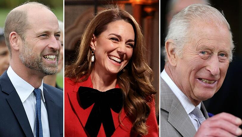 William und Kate gratulieren König Charles (r.) öffentlich zum Geburtstag.