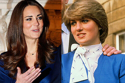 Im Vergleich: Kate Middleton und Lady Diana