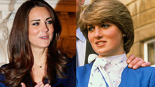 Im Vergleich: Kate Middleton und Lady Diana Im Vergleich: Kate Middleton und Lady Diana