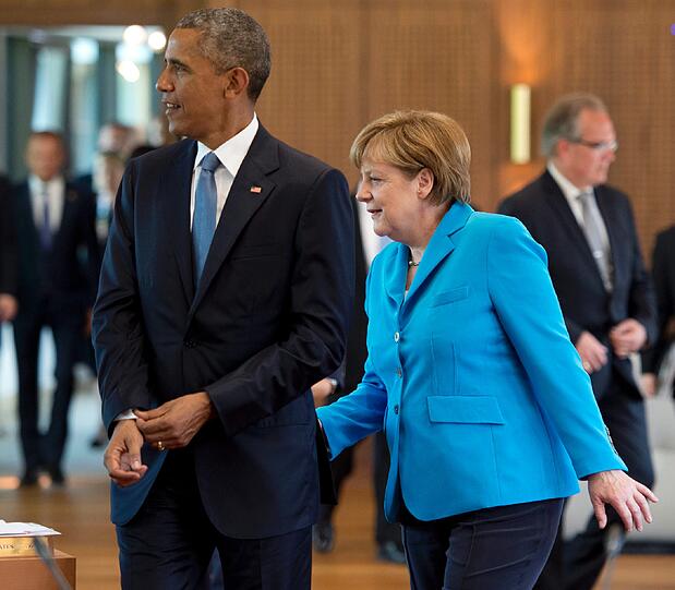 G7-Auftakt auf Schloss Elmau. Die Bilder von Merkel, Obama und Co.