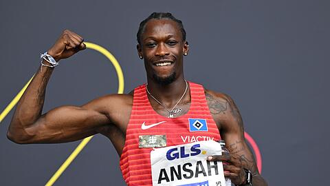 Sprinter Owen Ansah wurde nach seinem Rekord rassistisch beleidigt.