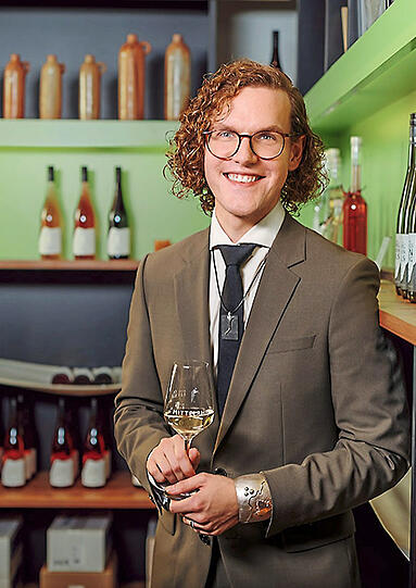 Felix Grün ist Gebietsweinkönig vom Mittelrhein.