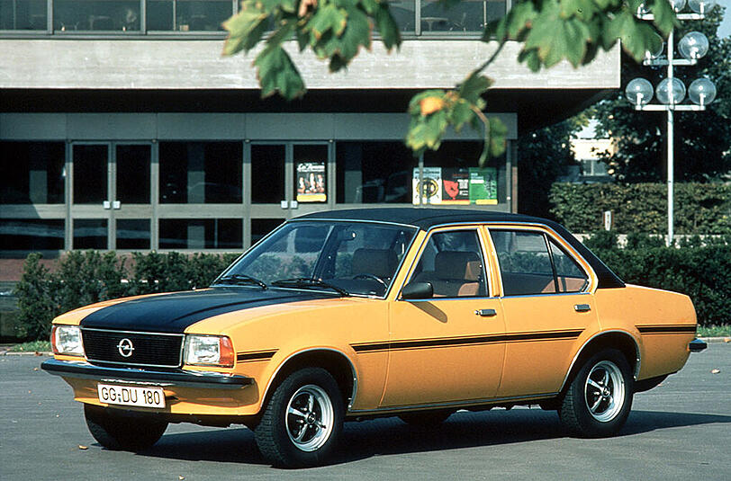 Der Opel "Ascona" und sein sportliches Gegenstück...