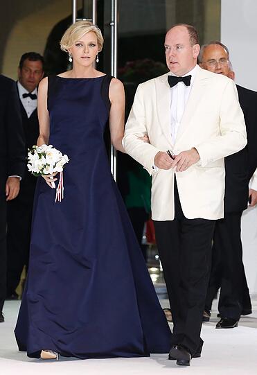 Fürst Albert und Fürstin Charlene von Monaco.