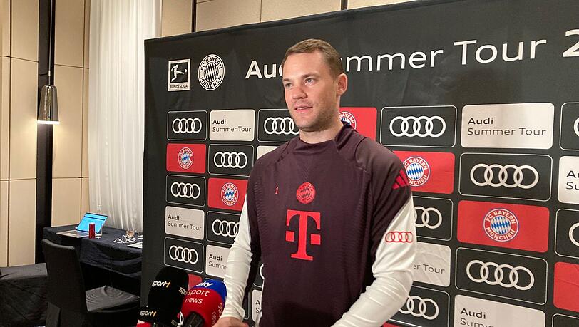 Manuel Neuer in Seoul. Im Teamhotel spricht er auch über die Nationalelf.