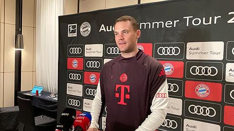 Manuel Neuer in Seoul. Im Teamhotel spricht er auch über die Nationalelf.