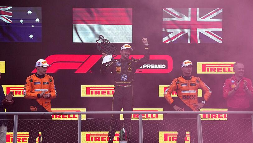Das beste Podium der Formel 1.