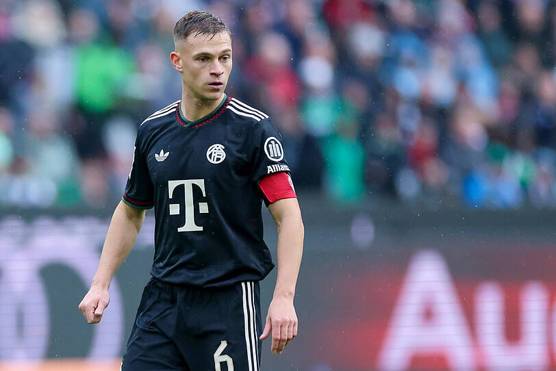Traf in Gladbach selbst: Joshua Kimmich vom FC Bayern. Traf in Gladbach selbst: Joshua Kimmich vom FC Bayern.