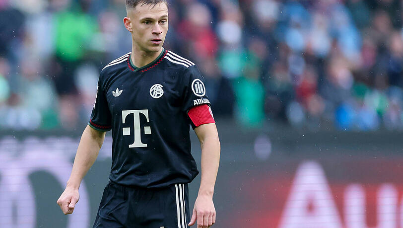 Traf in Gladbach selbst: Joshua Kimmich vom FC Bayern. Traf in Gladbach selbst: Joshua Kimmich vom FC Bayern.