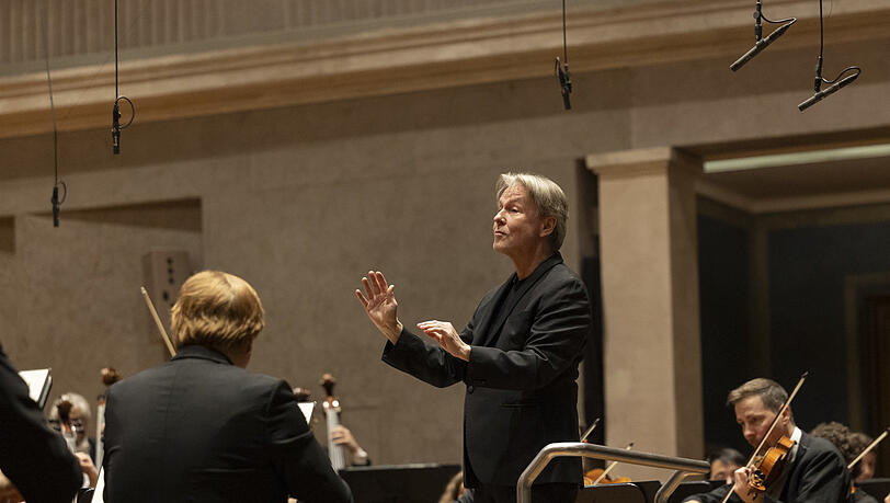 Der Dirigent Esa-Pekka Salonen im Herkulessaal.